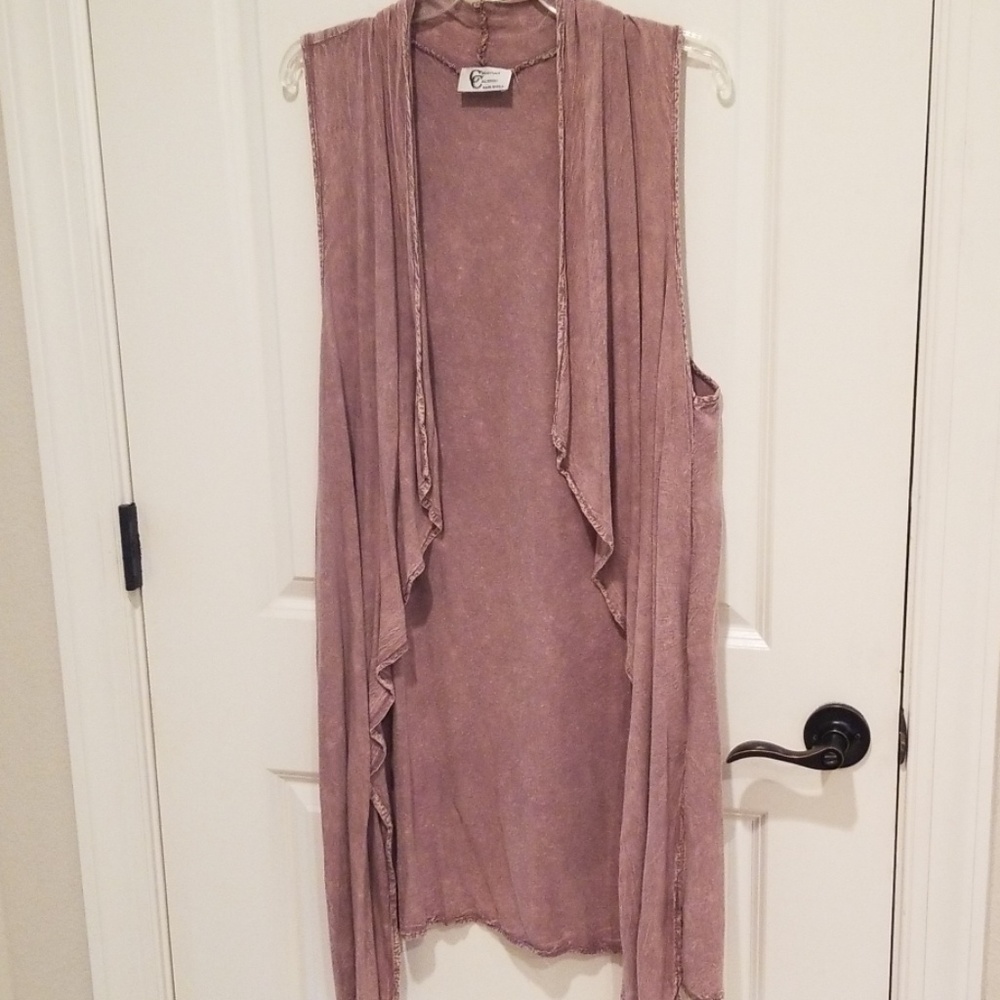 Boutique Mauve long vest